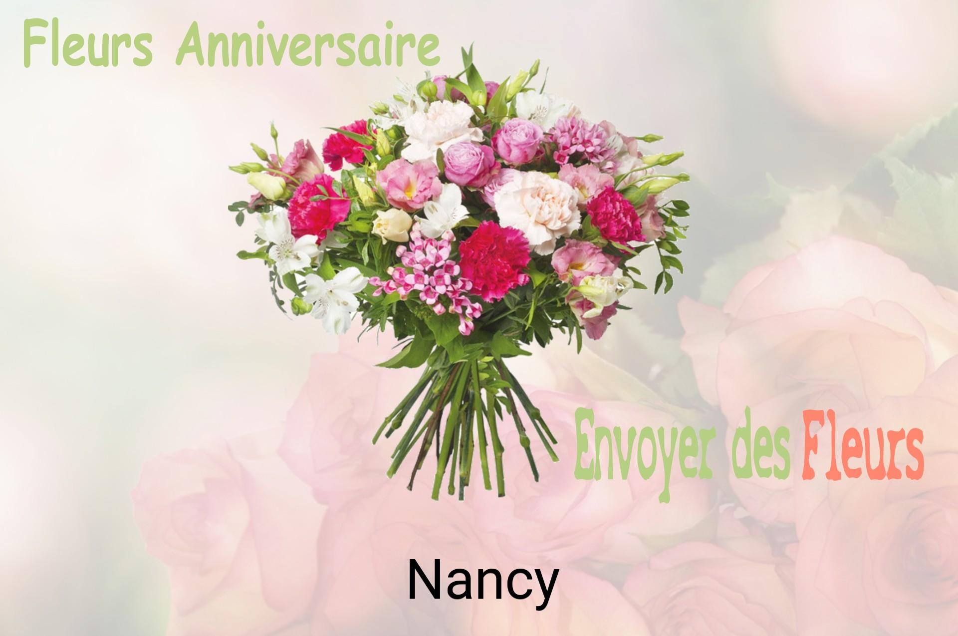 Bouquet de fleurs d’anniversaire livré à Nancy