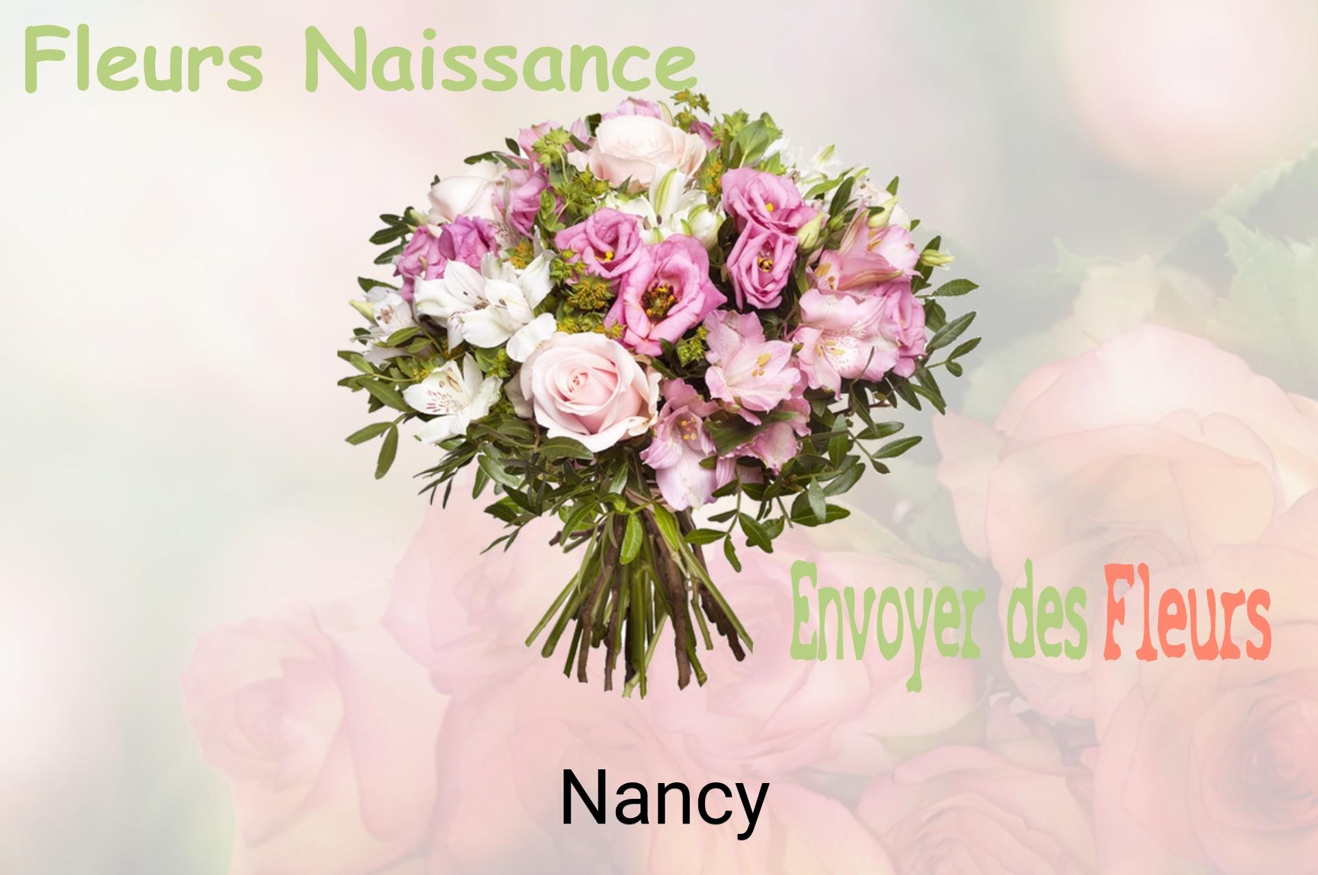 Bouquet de fleurs de naissance livré à Nancy